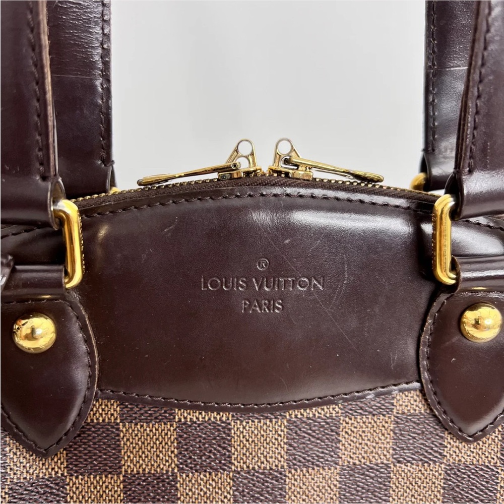 LOUIS VUITTON DAMIER EBENE VERONA PM. Includes COA - Picture 6 of 11